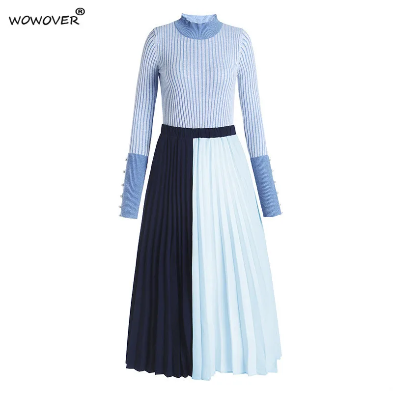 Подиумная мода осень-зима комплект юбки и свитера женские 2019 Новые элегантные