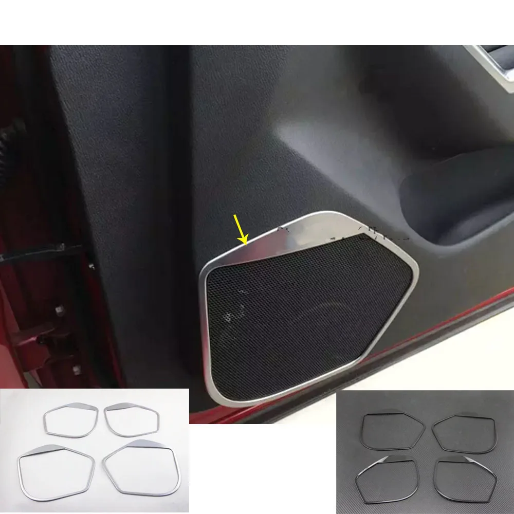

Car Door Detector Stick ABS Matte Inside Audio Speak Sound Ring Circle Lamp Trim 4pcs For Mazda CX-5 CX5 2013 2014 2015 2016