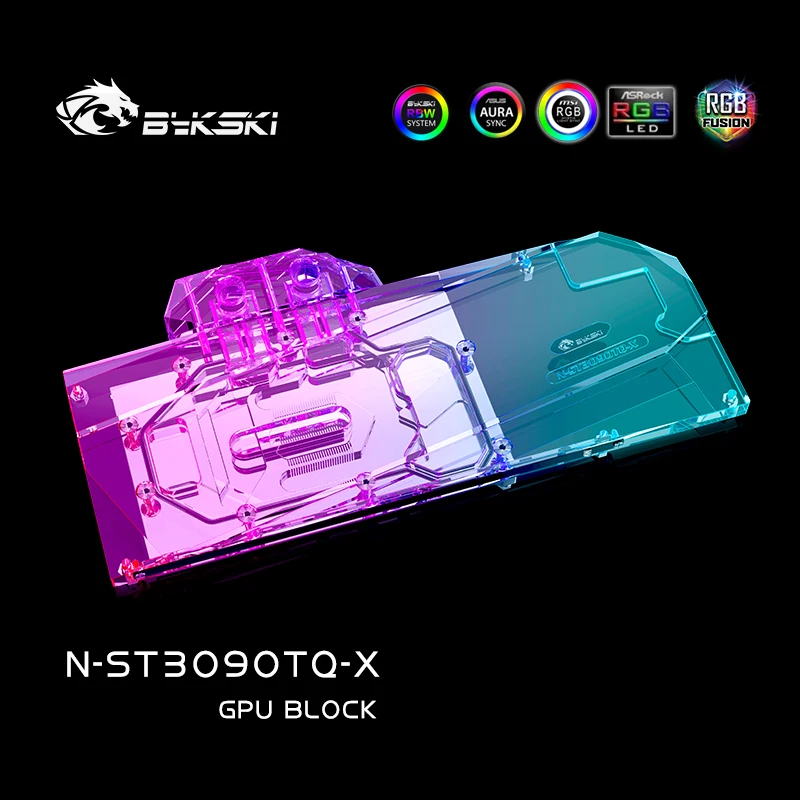 

Bykski Full Coverage GPU Water Cooling Block For VGA ZOTAC Geforce RTX 3080 10G 6X OC, Graphics Card AURA SYNC N-ST3090TQ-X