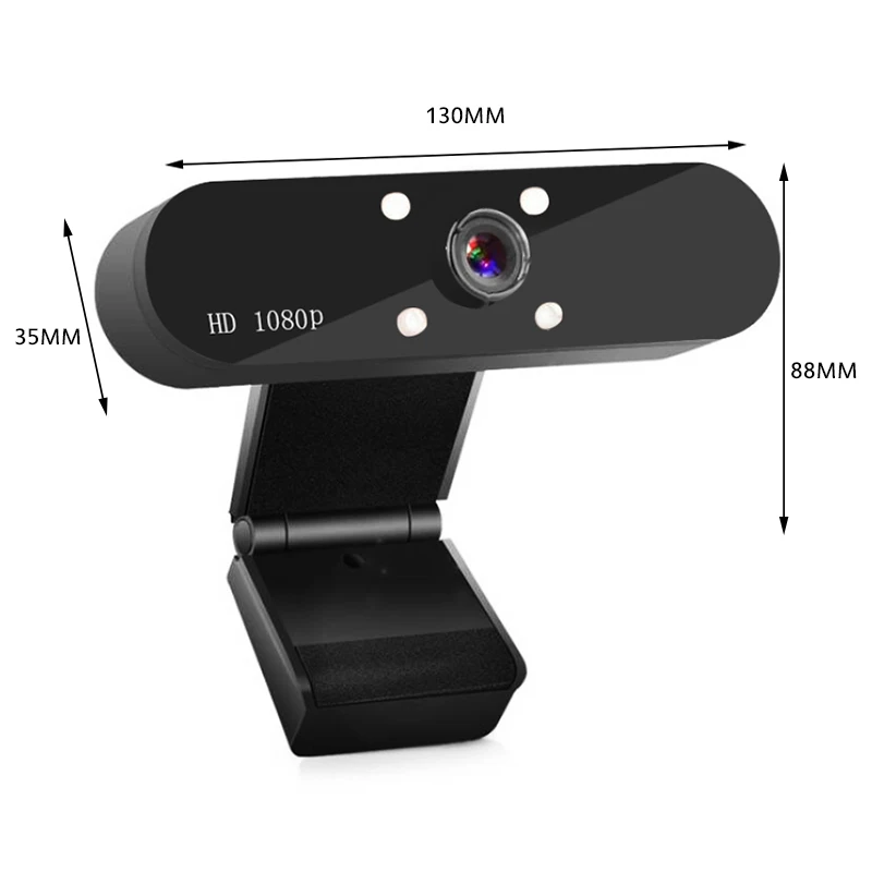 

Full HD 1080P Webcam With Microphone USB Drive Free Plug And Play Computer Camera For PC Desktop Laptop Video live