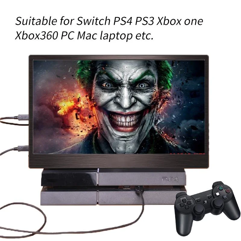 구매 4K 휴대용 모니터 15.6 인치 3840X2160 IPS LCD 디스플레이 HDMI DP Type-C PC 노트북 전화 PS4 스위치 XBOX 1080P 게임 모니터