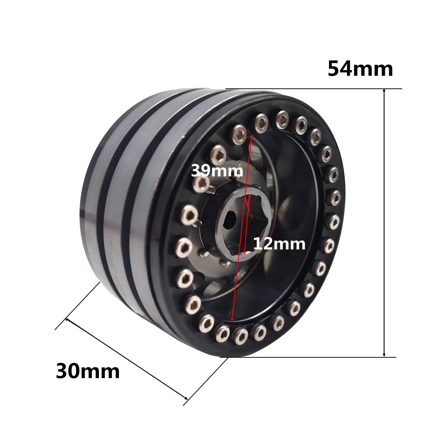 4pcs Alloy Rock Crawler Beadlock Wheel RIM 1.9 Inch for Axial Racing SCX10 TRX-4 TF2 JEEP RC CAR | Игрушки и хобби