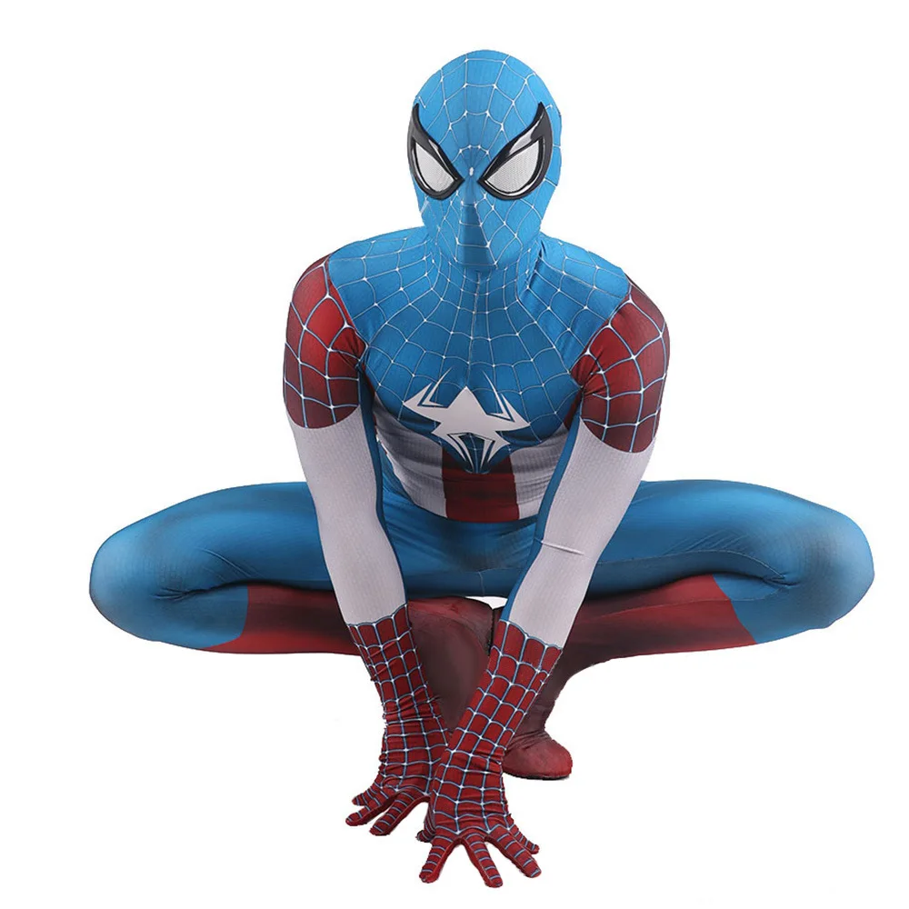 Костюм супергероя для косплея по мотивам фильма детское боди Zentai комбинезон с 3D