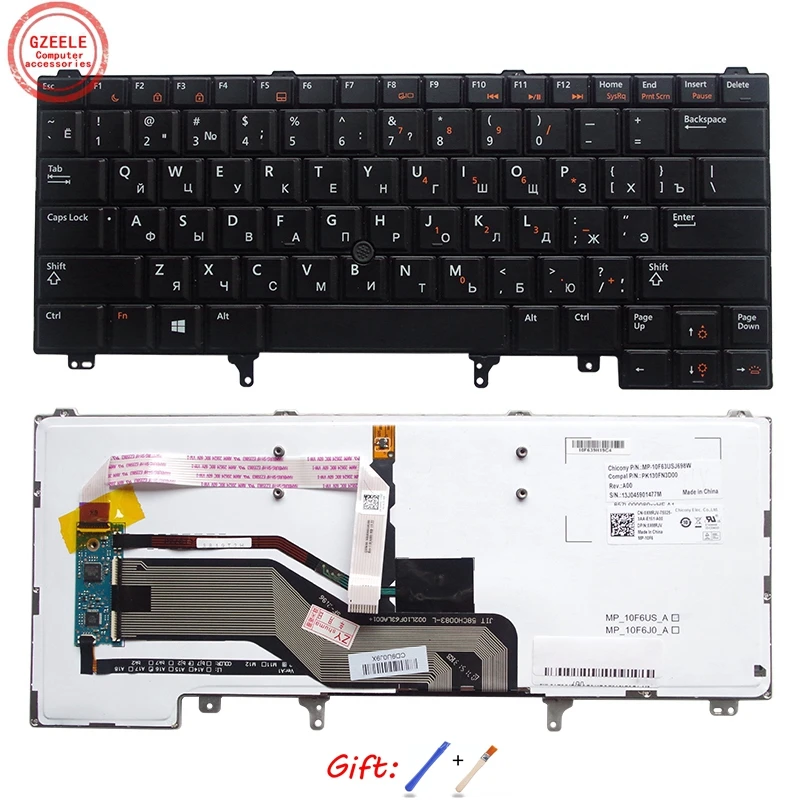 Русская клавиатура для ноутбука DELL E6420 E5420 E5430 E6220 E6320 E6330 E6430 RU с