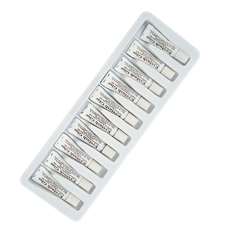 10pcs/Lot 1ML Natural Rubber Latex Eyelash Glue Waterproof White Eye Lash False Accessories | Красота и здоровье
