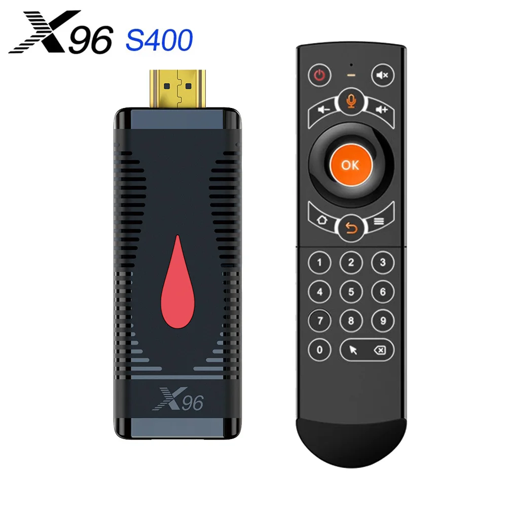 2020 X96 S400 Android 10 0 TV Stick Allwinner H313 четырехъядерный 2 Гб ОЗУ 16 ПЗУ 4G Wifi Smart Tv Box 4K HD