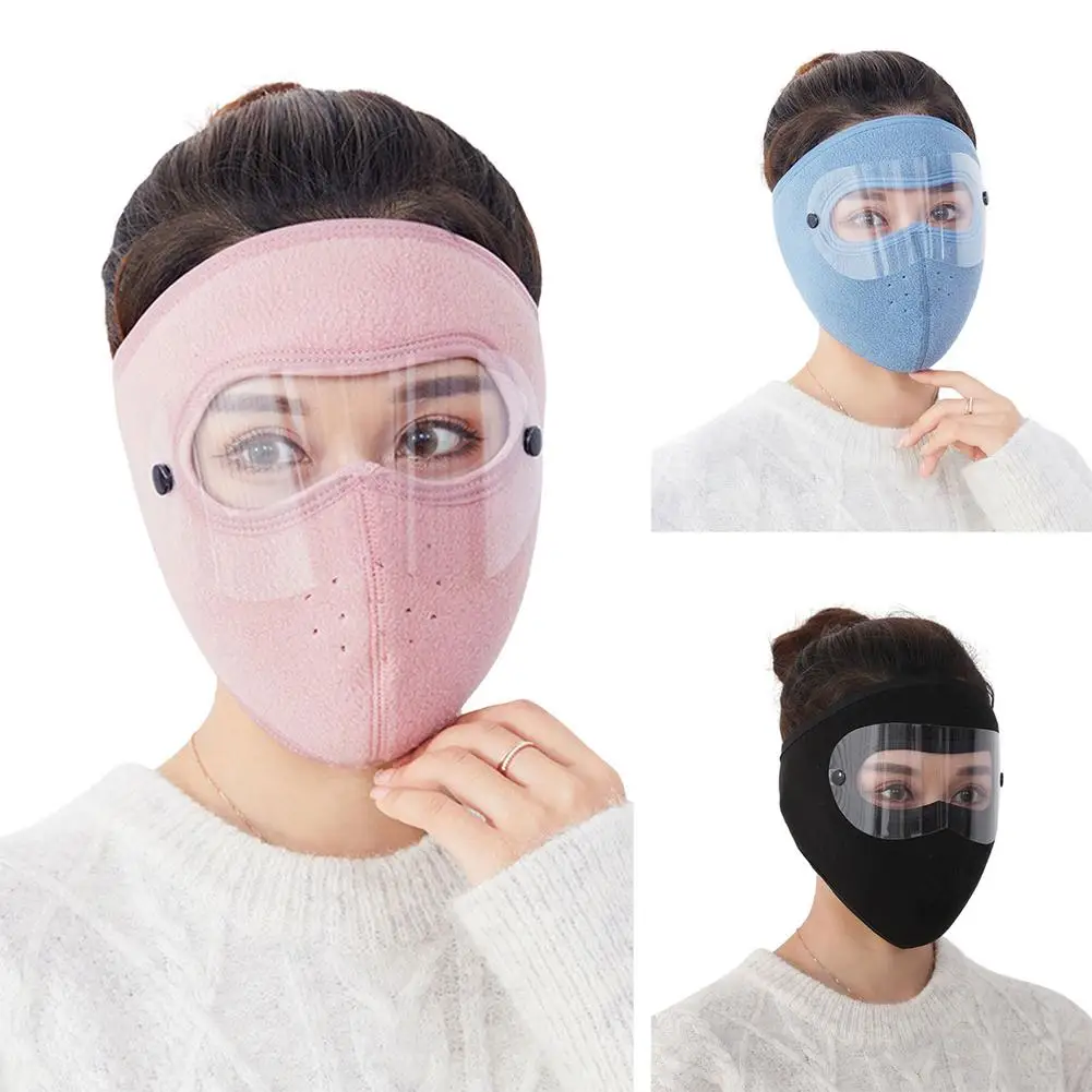 

Чехлы для лица, Балаклава, мотоциклетные шапки с очками, зимний теплый ветрозащитный чехол для лица для мужчин, женщин, катание на лыжах, сно...