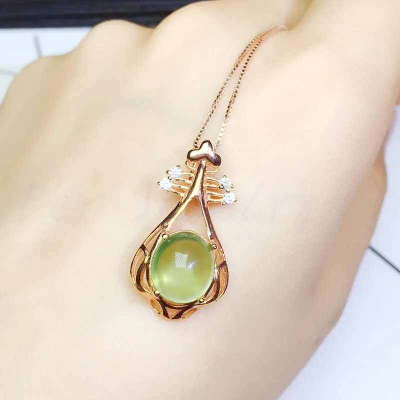 Натуральное ожерелье в стиле прехнит бесплатная доставка 2.6CT драгоценный камень