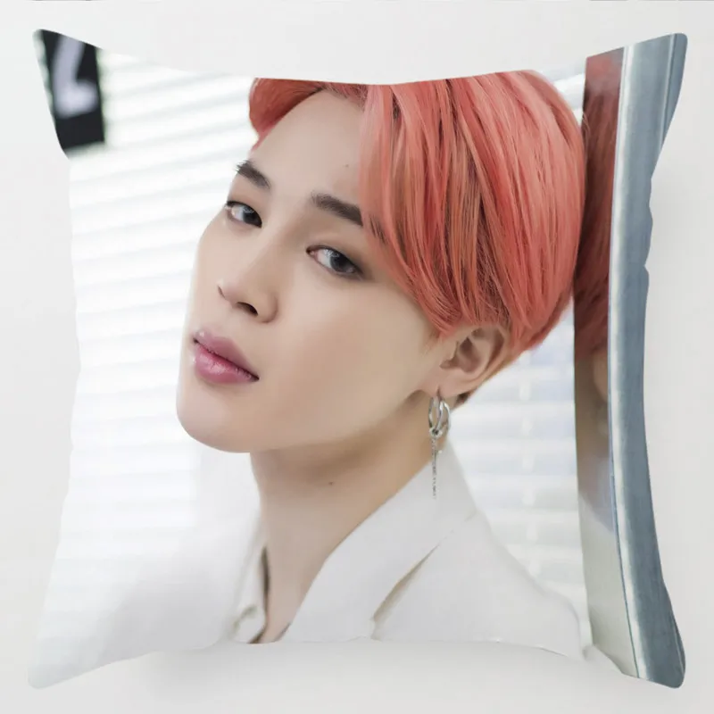 Bangtan boys мультяшная Подушка CoverPrint Чехол птица полиэстер хлопок BT-21Throw наволочка