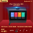 Автомагнитола 2 + 32 ГБ, 2 din, Android 11, мультимедийный плеер для Kia Cerato K3 2013, 2014, 2015, видеонаблюдение, GPS, Carplay, RDS, DSP