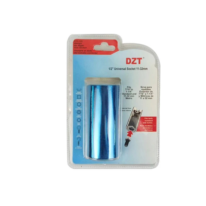

Multifunctional Ratchet Socket Sleeve 11-32mm Color Sleeve Double Bubble Shell Power Drill Ratchet Bushing Spanner