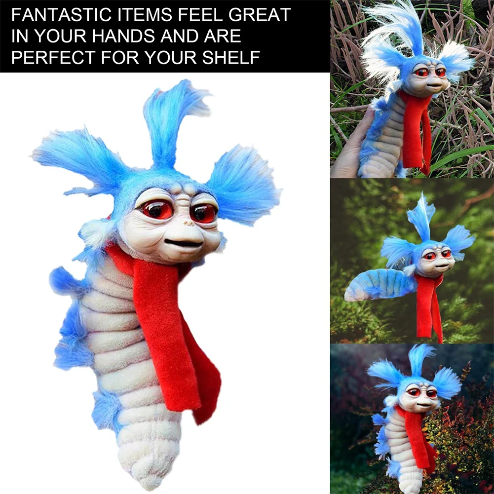 

Funny Present Plush Doll Worm From Labyrinth Falkor From The Neverending Story Baby Ludo From Labyrinths Toy