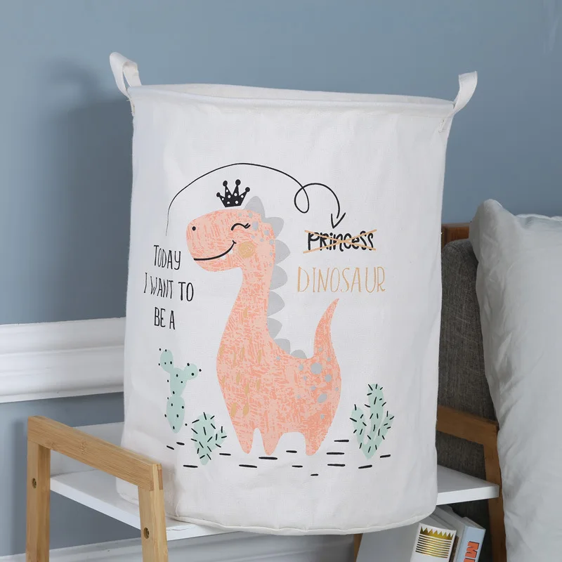 40X50CM Большая мультяшная складная корзина для хранения белья, сумка для хранения одежды, корзина для грязной одежды, органайзер для детских игрушек, контейнер для хранения мелочей - Цвет: 40X50CM