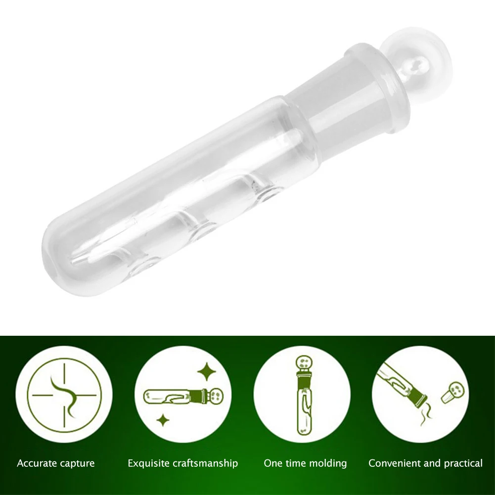 

Aquarium Pest Catcher Planaria Trap Leech Catcher Vivarium Pest Trap Catch Clear Glass 3 Hole For Aquarium Fish Tank