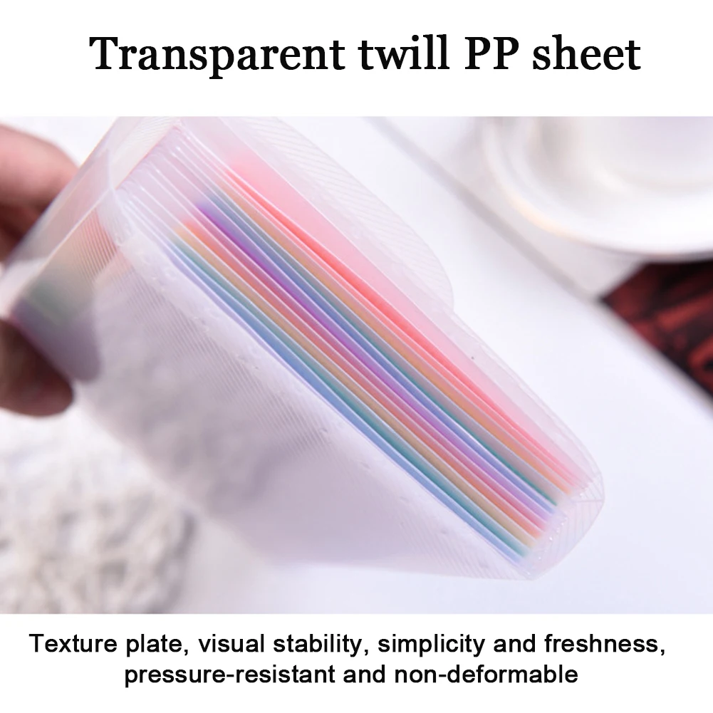 Storage Portable A6 Accordion Office File Folder Rainbow Innner 13 Pockets Organizer Expandable School Buckle PP Document |