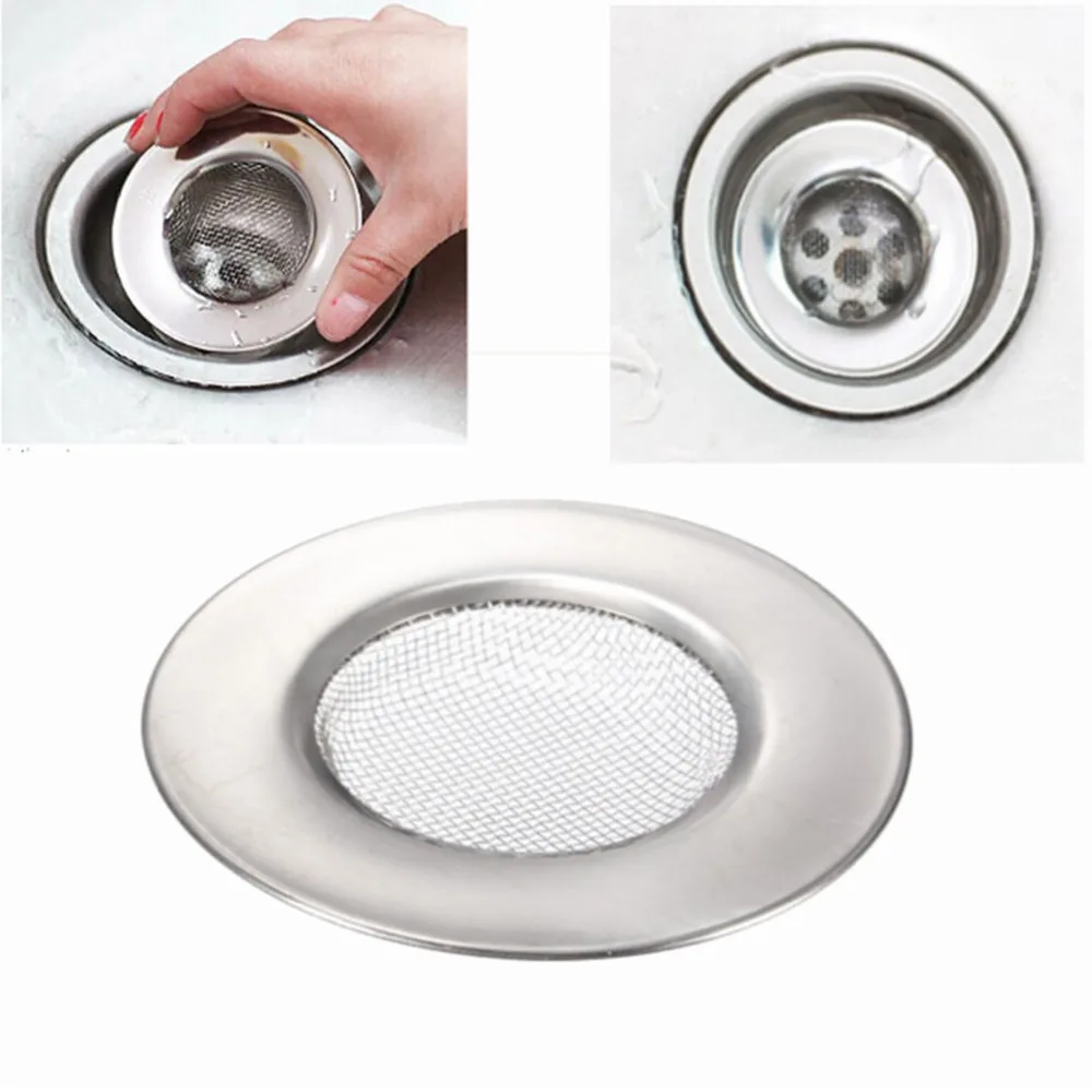 

1Pcs Stainless Steel Bathtub Hair Catcher Stopper Drain Hole Filter Trap Metal Sink Strainer Kitchen Bathroom Accessories