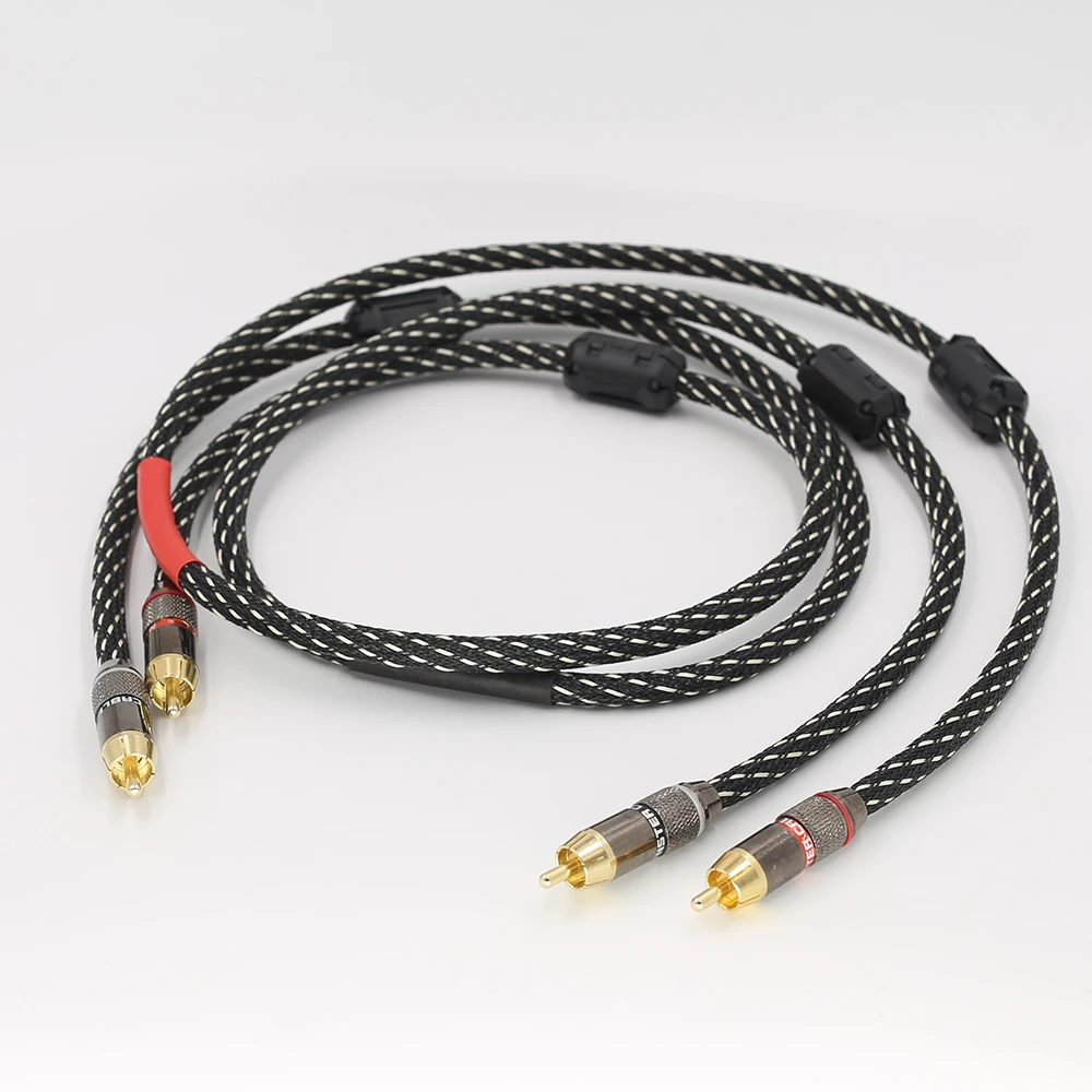 Audiocrast A53 HIFI стерео кабель RCA высокопроизводительный Премиум Hi Fi аудио 2rca к для