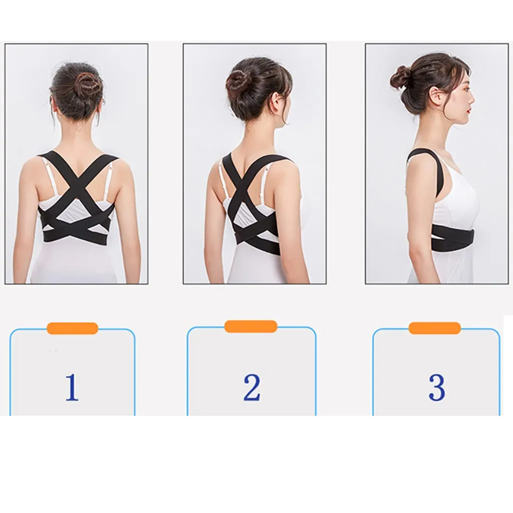 Невидимый ортопедический Корректор осанки для спины поддержка плеч и груди пояс