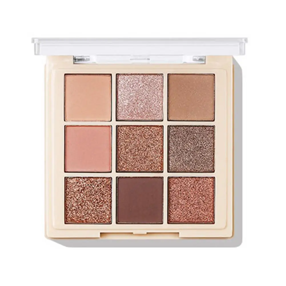 

high Quality Professional Eyes Makeup Portable 9-color Eyeshadow Palette Safe Non-Flying Powder Eye Makeup Easy To Apply