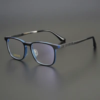 titanium acetate eyeglasses spectacle glasses frame ultralight men leisure business myopia anti blue light radiation goggles