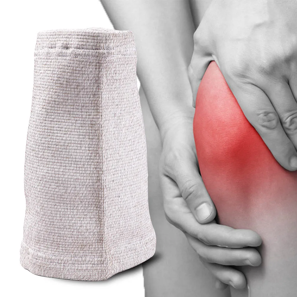 Проводящие наколенники Серебряное волокно наколенник для десятков блок EMS