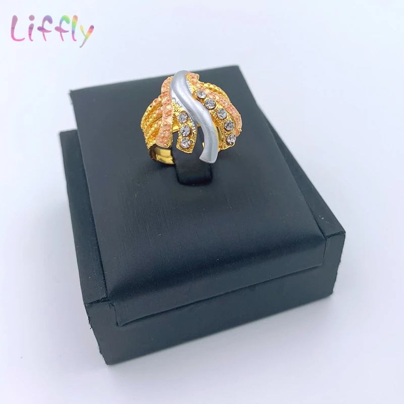 Indian Charm Bridal Color Jewelry Sets Round Necklace Bracelet Gold Earrings Ring African Style Wedding Fashion Crystal | Украшения и