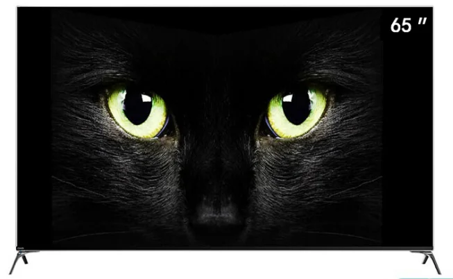 55 65 дюймов 4K светодиодный экран монитор многоязычный Smart wifi TV Android OS IP t2