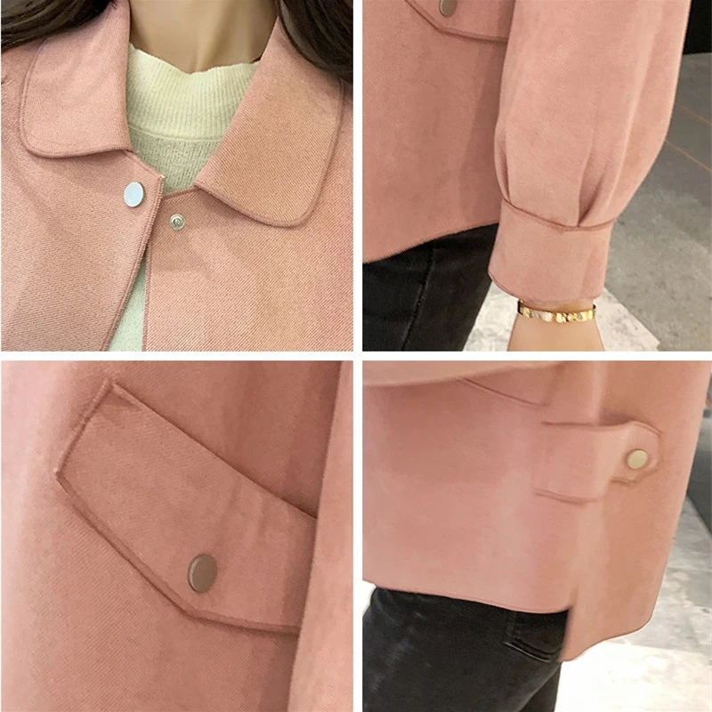 Качественное женское короткое пальто весна осень новый стиль корейские