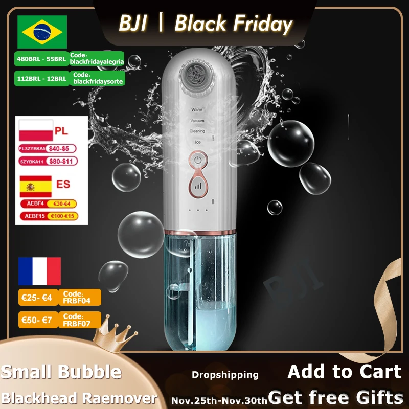 Аппарат для удаления черных точек и прыщей перезаряжаемый | Красота здоровье