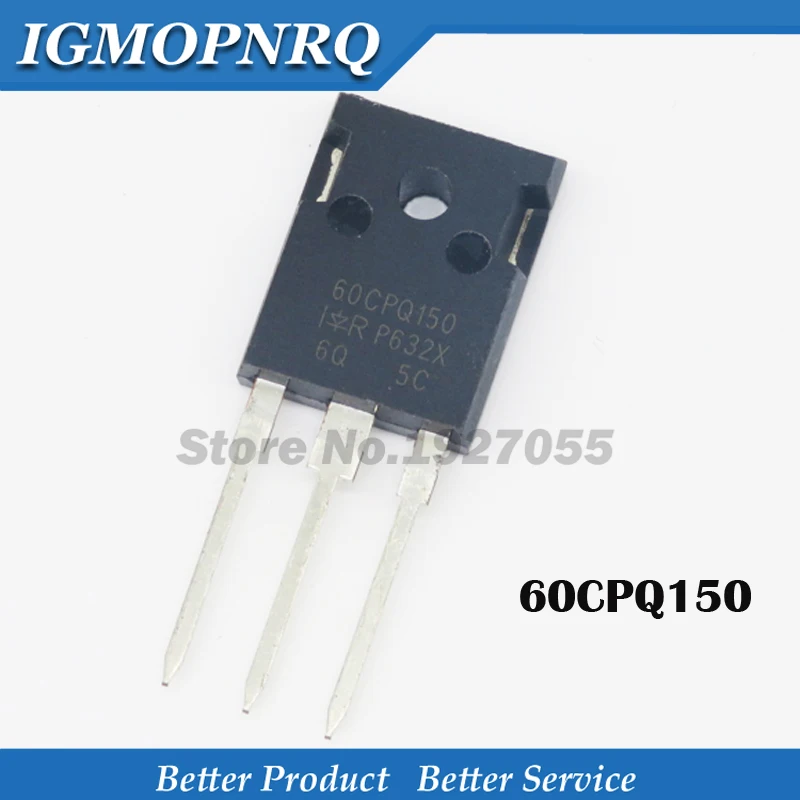 

5 шт. 60CPQ150 TO-247 60CQP150 60CPQ150PBF TO247 60CPQ150 60CPQ150PBF 30CPQ150 30CPQ15 0PBF выпрямительный диод Шоттки