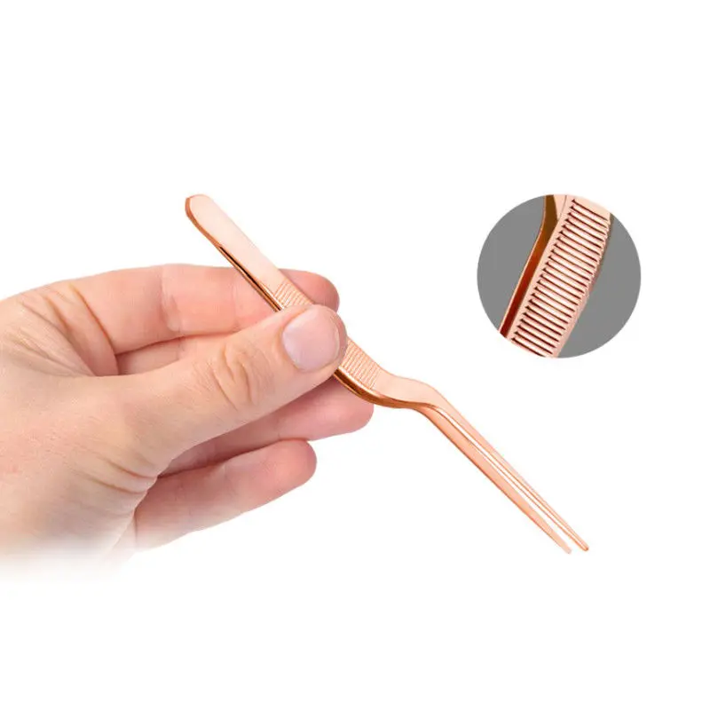 5 47 дюймов Мини профессиональный шеф повар покрытие Пинцет щипцы сервировочная