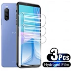 3 шт полная Защита экрана для Sony Xperia 10 III Xperia10 Plus 1 5 I II Pro 2 3 задняя Гидрогелевая пленка не защитное стекло