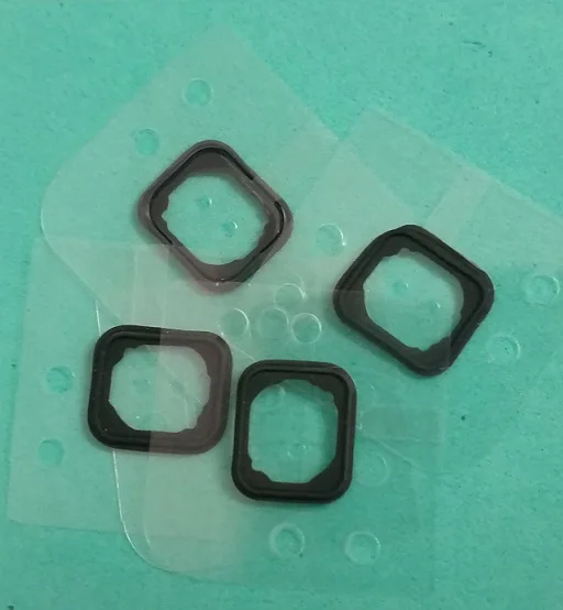 100 шт новая домашняя кнопка Держатель резиновая прокладка для iPhone 5 5G запасные