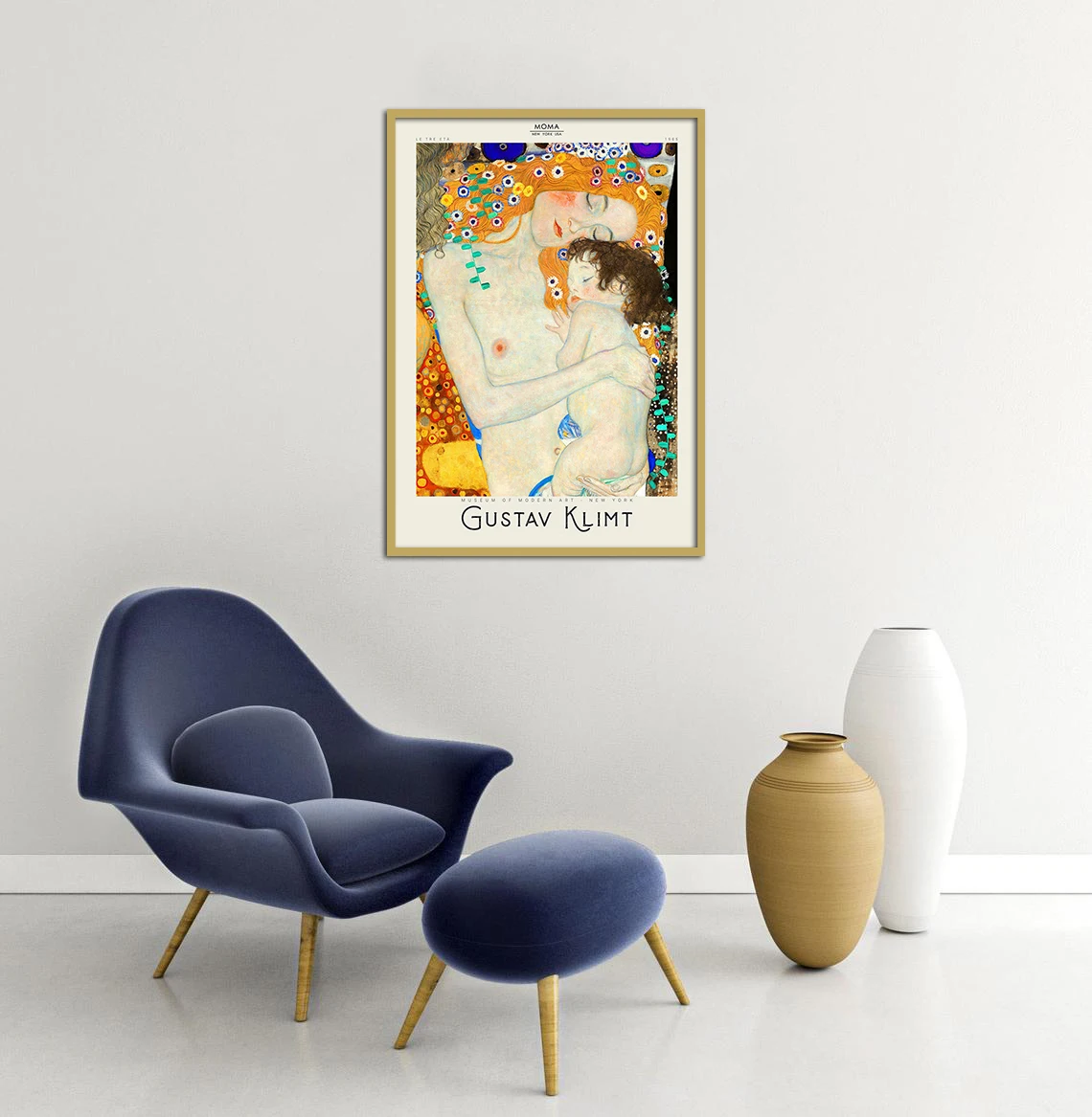 Плакат Густава Климта плакат матери и ребенка принт выставочный арт-Принт -