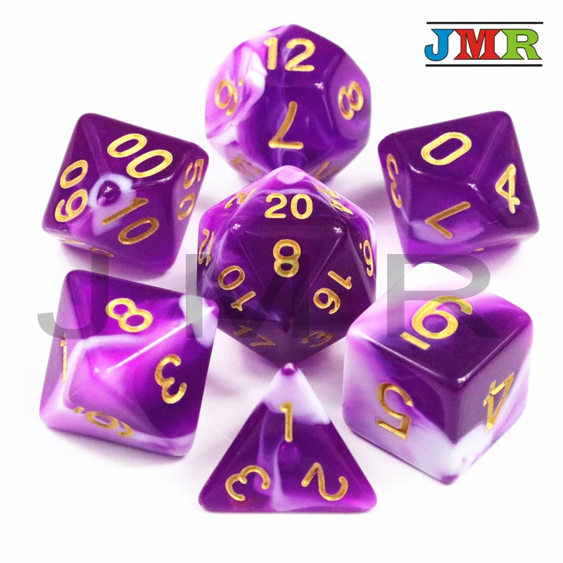 7 шт трпг кости для DnD D4 D20 многосторонние игровые аксессуары настольной игры|board