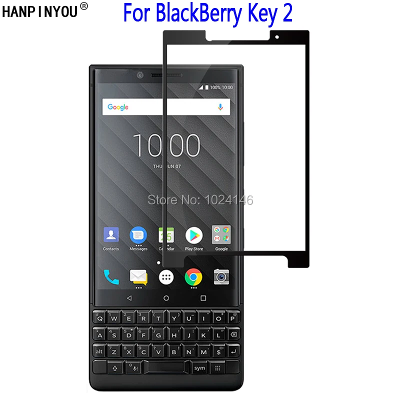 Для BlackBerry Key 2 Two Key2 4 5 &quotПолное покрытие закаленное стекло Защита для экрана