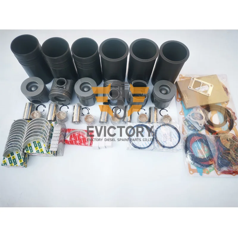 Для Komatsu 6D125 SA6D125E 2 набор для ремонта двигателя|piston ring set|piston setpiston |