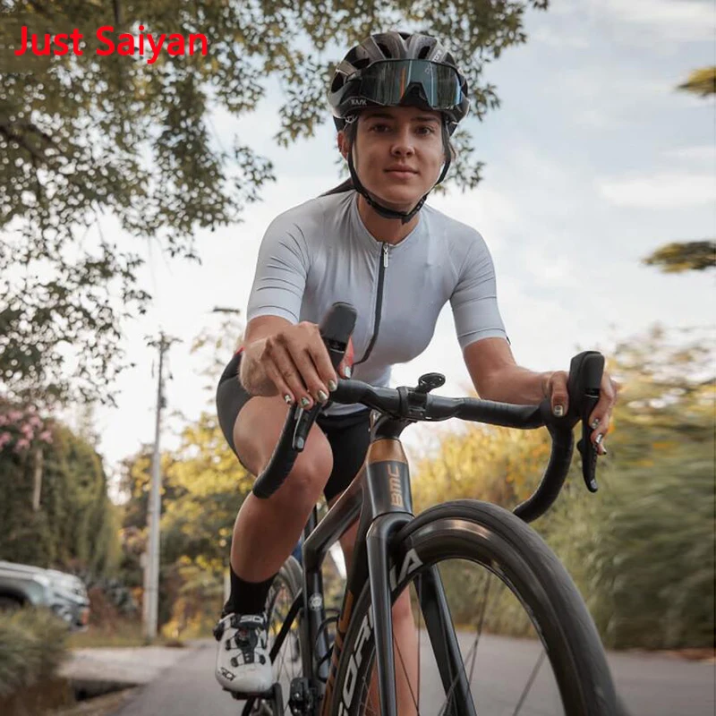 

Women's Cycling Jumpsuit Jersey Clothing Summer New Bicycle Pro Team Triathlon Suit Bike Skinsuit Racing Uniform Kits Breathable