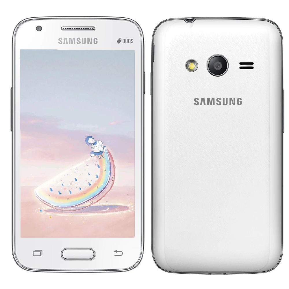 5MP 2G/3G Android Samsung Galaxy Двухъядерные смартфоны б/у 4 0 &quotмобильные телефоны Гб ПЗУ 512 МБ