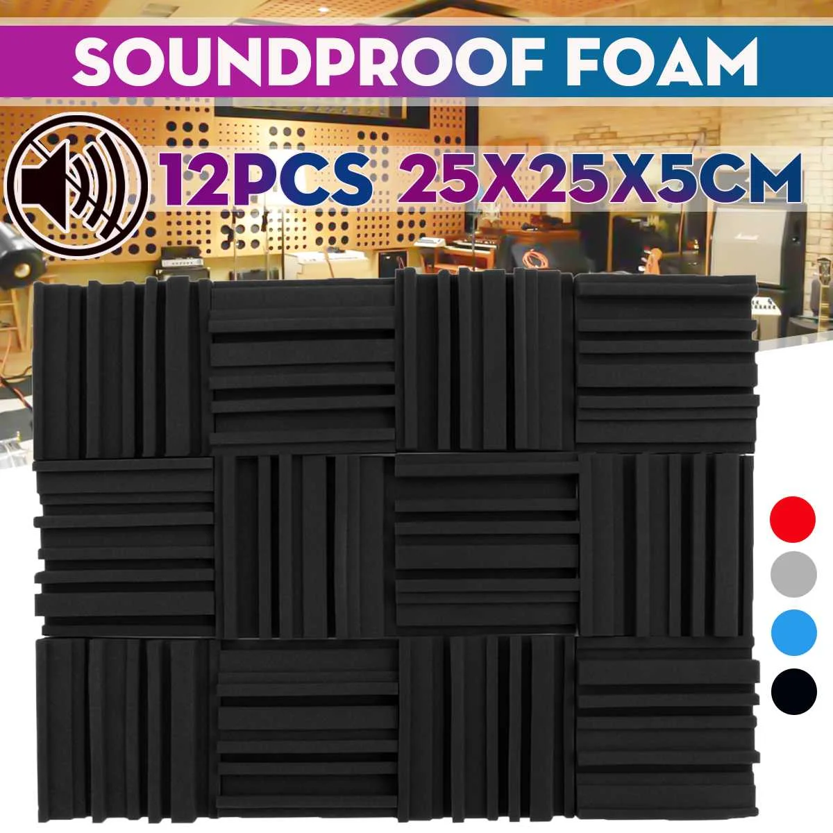 

Студийные акустические пенопластовые панели, звукопоглощающие стеновые панели KTV, шумопоглощающие пенопластовые плитки, клиновидные звук...