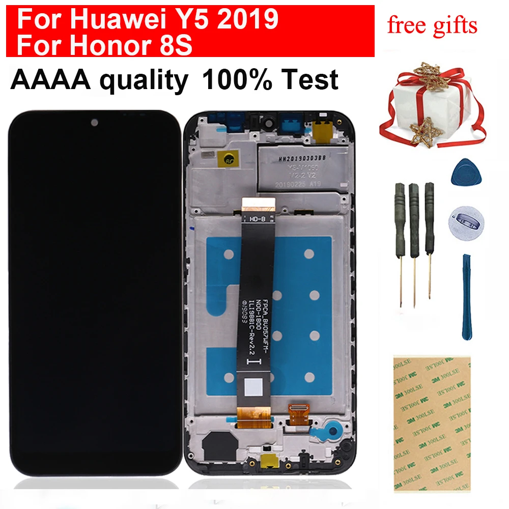 5 71 ''для huawei Y5 2019 lcd кодирующий преобразователь сенсорного экрана в сборе для