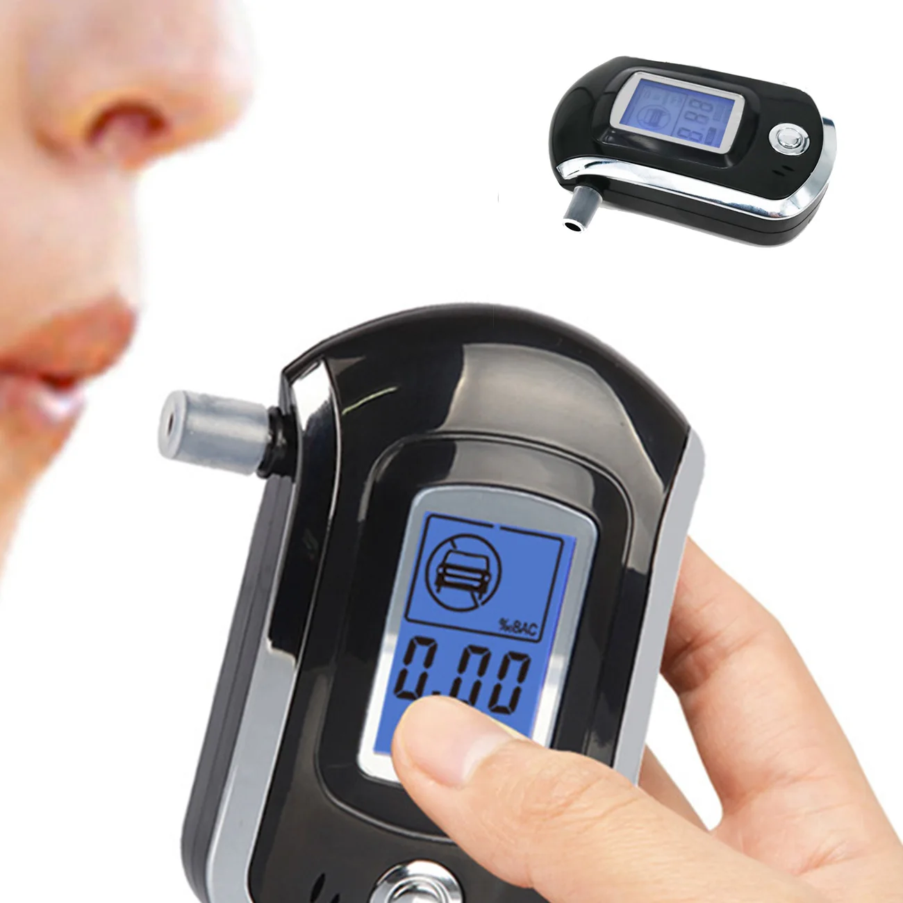 

Drunk Tester At6000 Breathing Digital Drunk Tester With Mouthpiece