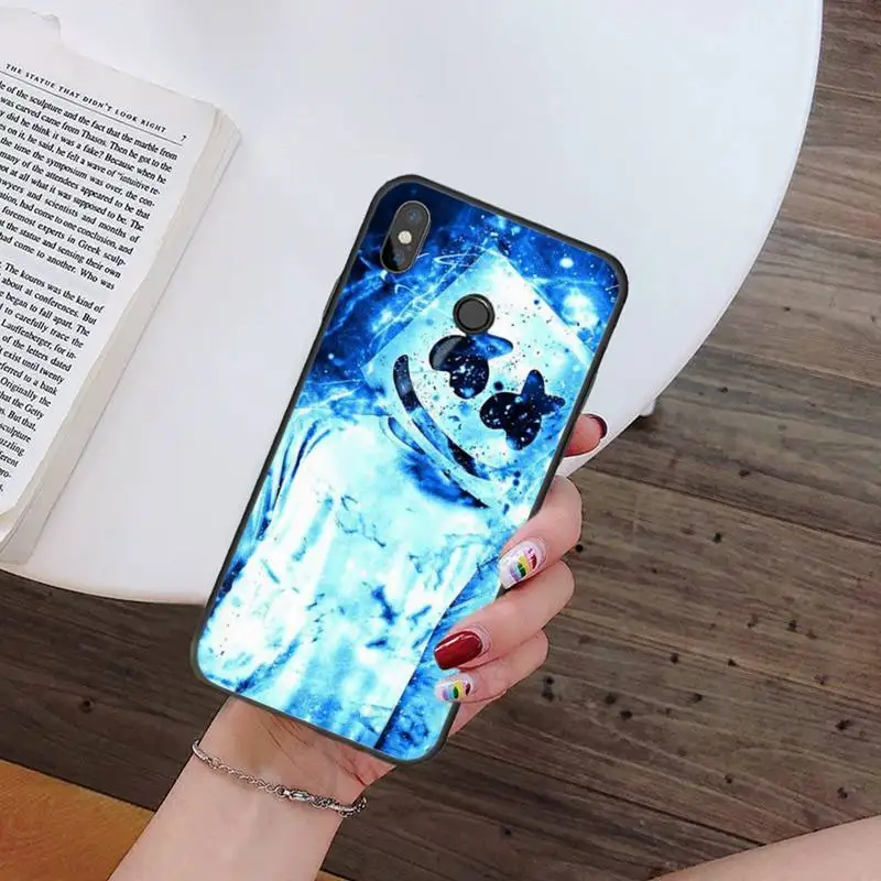 

SMILE DJ marshmello cool Phone Case For Xiaomi Redmi 7 9t 9se k20 mi8 max3 lite 9 note 8 9s 10 pro Soft Silicone Shell Cover