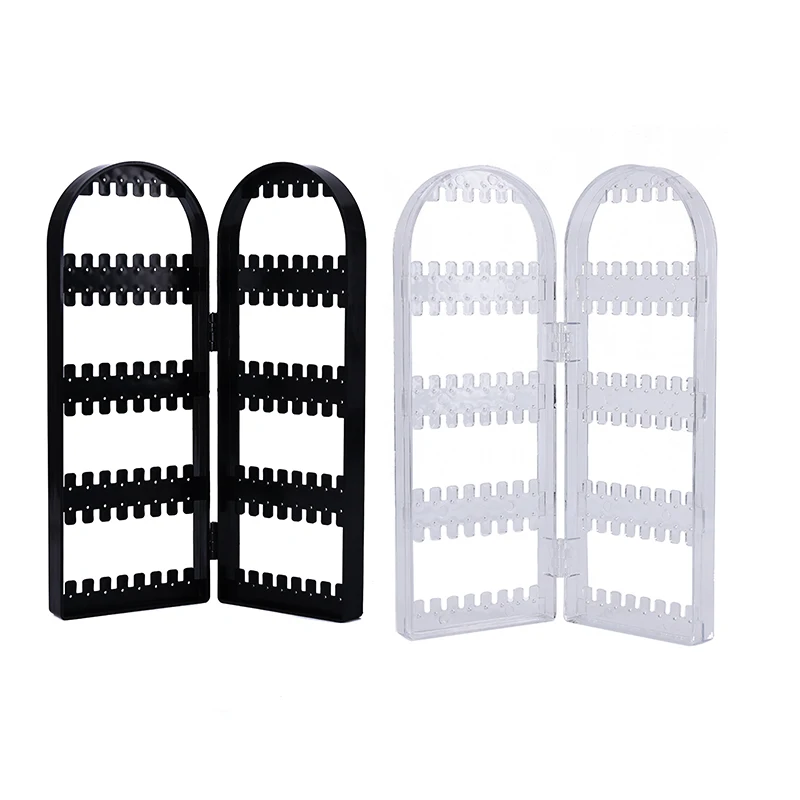 Складной пластиковый органайзер для ювелирных изделий 2 панели 5 слоев 3 цвета |