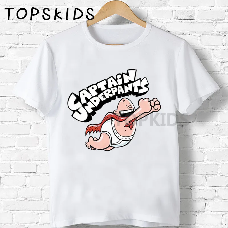2019 детские трусы с капитаном футболки мультяшным принтом персонажа забавные