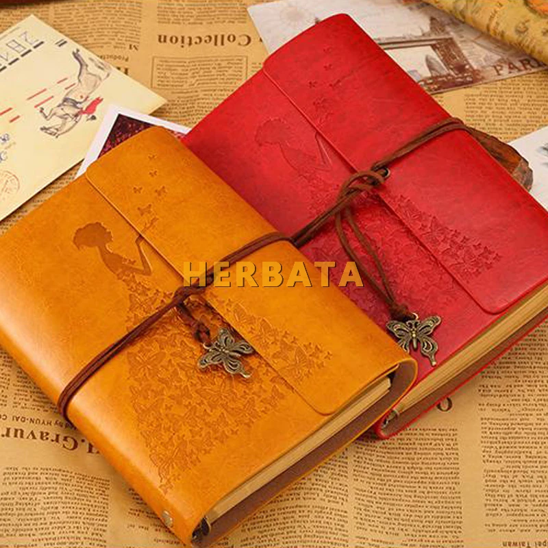 A6 свободный лист ПУ ноутбук пополнение спиральная переплетка чистая крафт