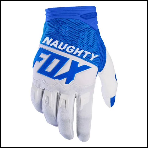 blue white DIRTPAW MX гоночные перчатки для мотокросса MTB XC DH ATV велосипедные перчатки мотоциклетные велосипедные гоночные мото горные Guantes - Цвет: blue white
