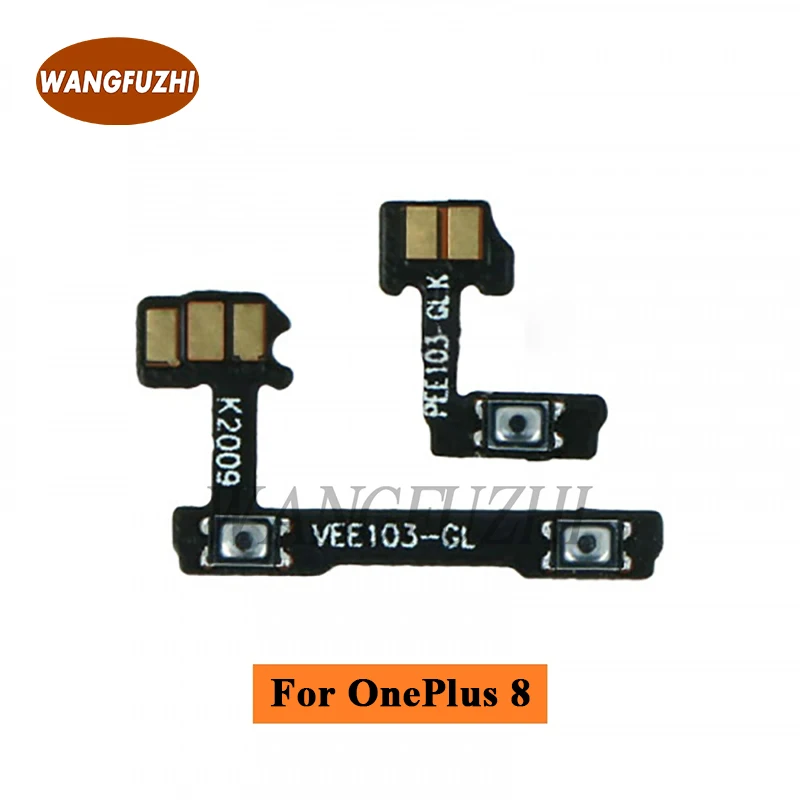 

WANGFUZHI оригинальные Кнопки громкости питания гибкий кабель включения выключения питания соединитель запасная часть для OnePlus 8