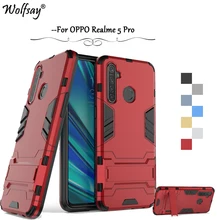 For Realme 5 Pro Case Shockproof Slim Armor Rubber Hard Back Phone Case For Realme 5 Pro Protective Cover For OPPO Realme 5 Pro