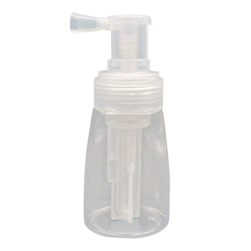 

1 шт., многоразовая прозрачная пустая бутылка-распылитель для пудры с фиксирующей насадкой, многоразовые косметические бутылки, 180 мл/6 унций